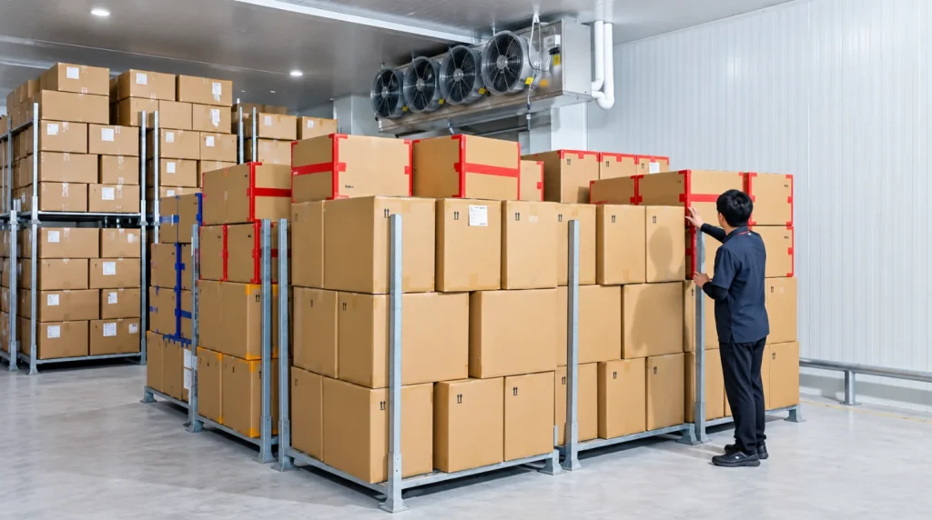 Actual inner bags, cartons, labels or shipment preparation