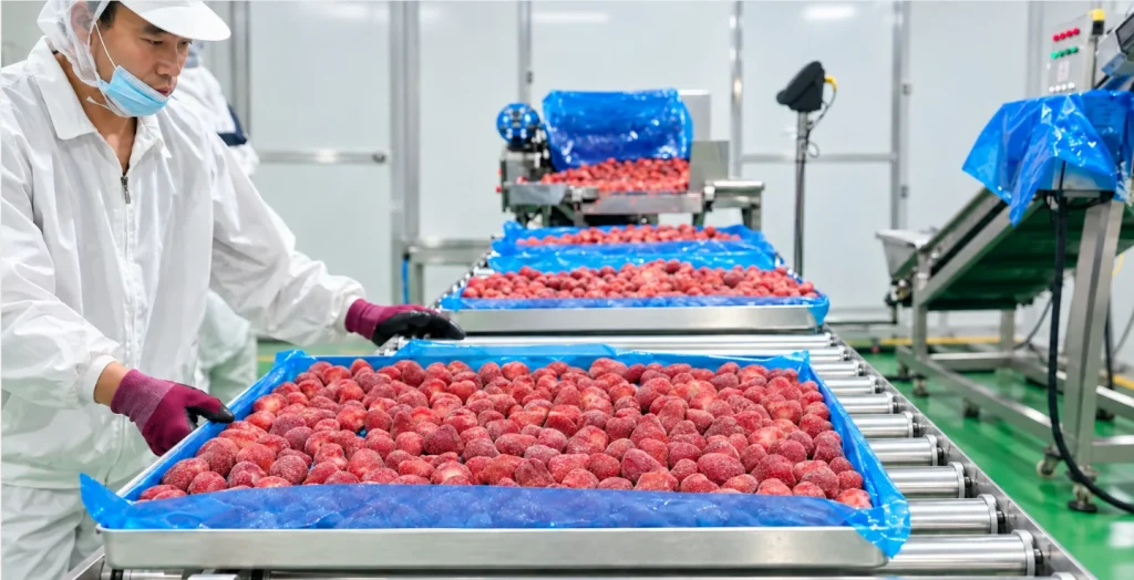 Manual selection and product appearance inspection