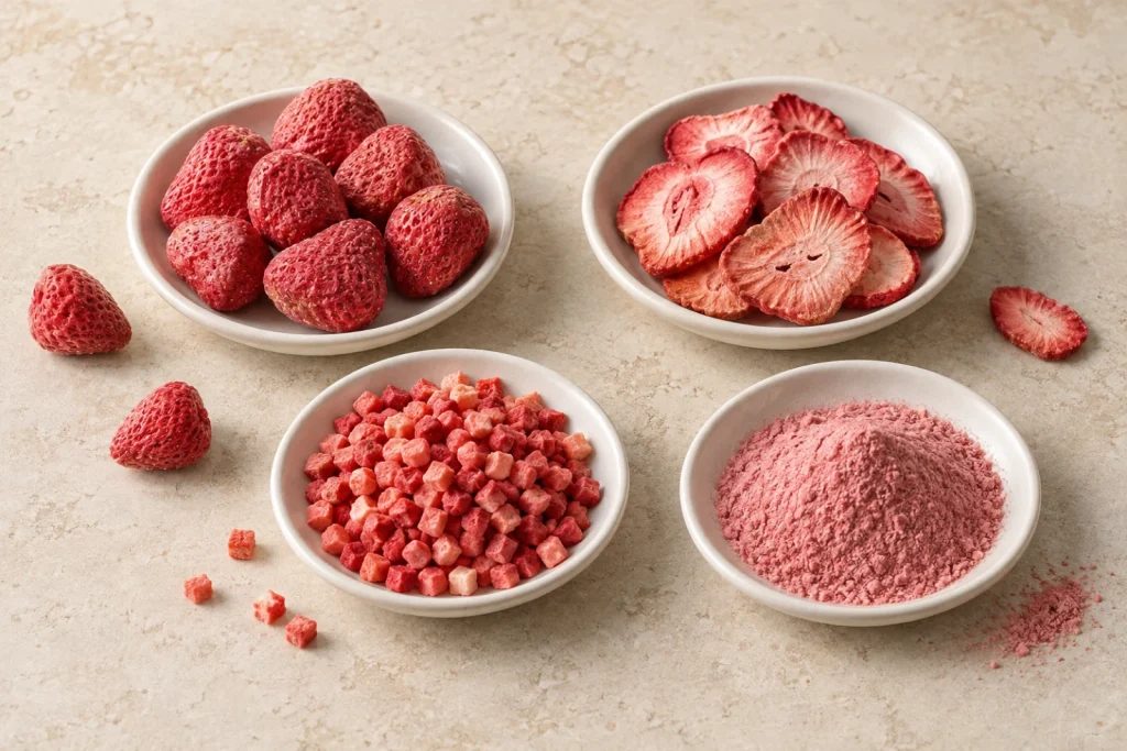 Choosing Freeze-Dried Fruit Formats for Your Product