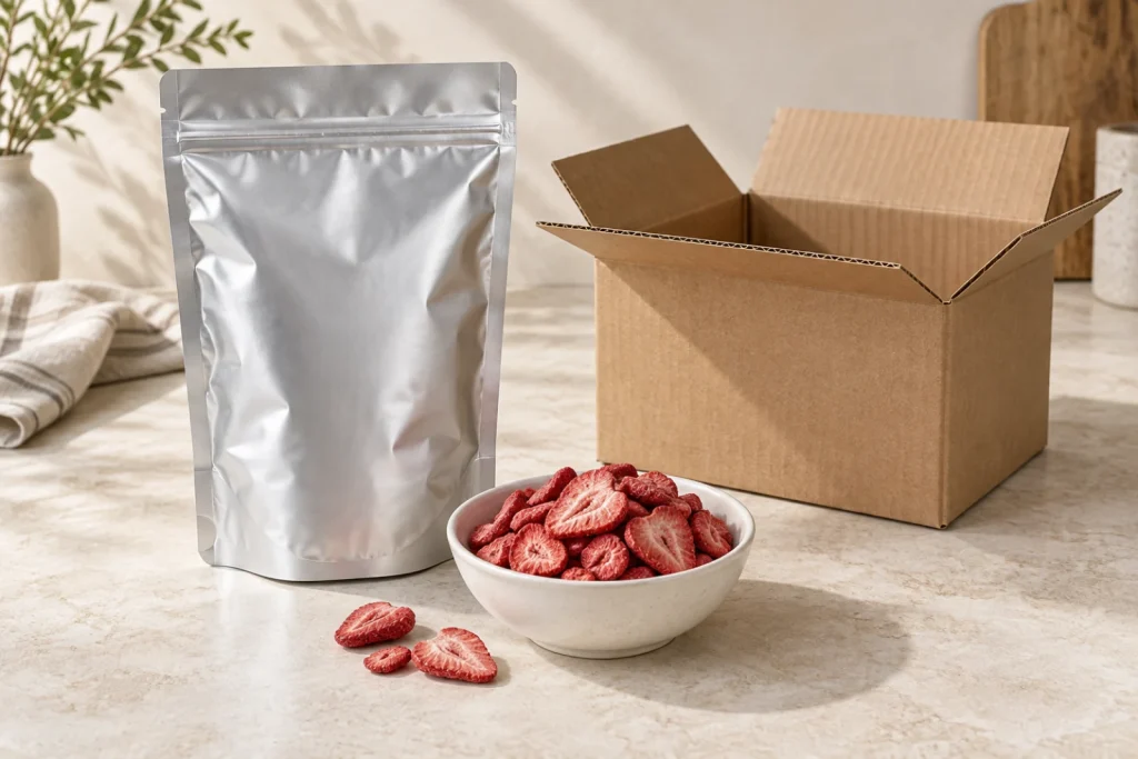 Packaging and Handling Freeze-Dried Ingredients